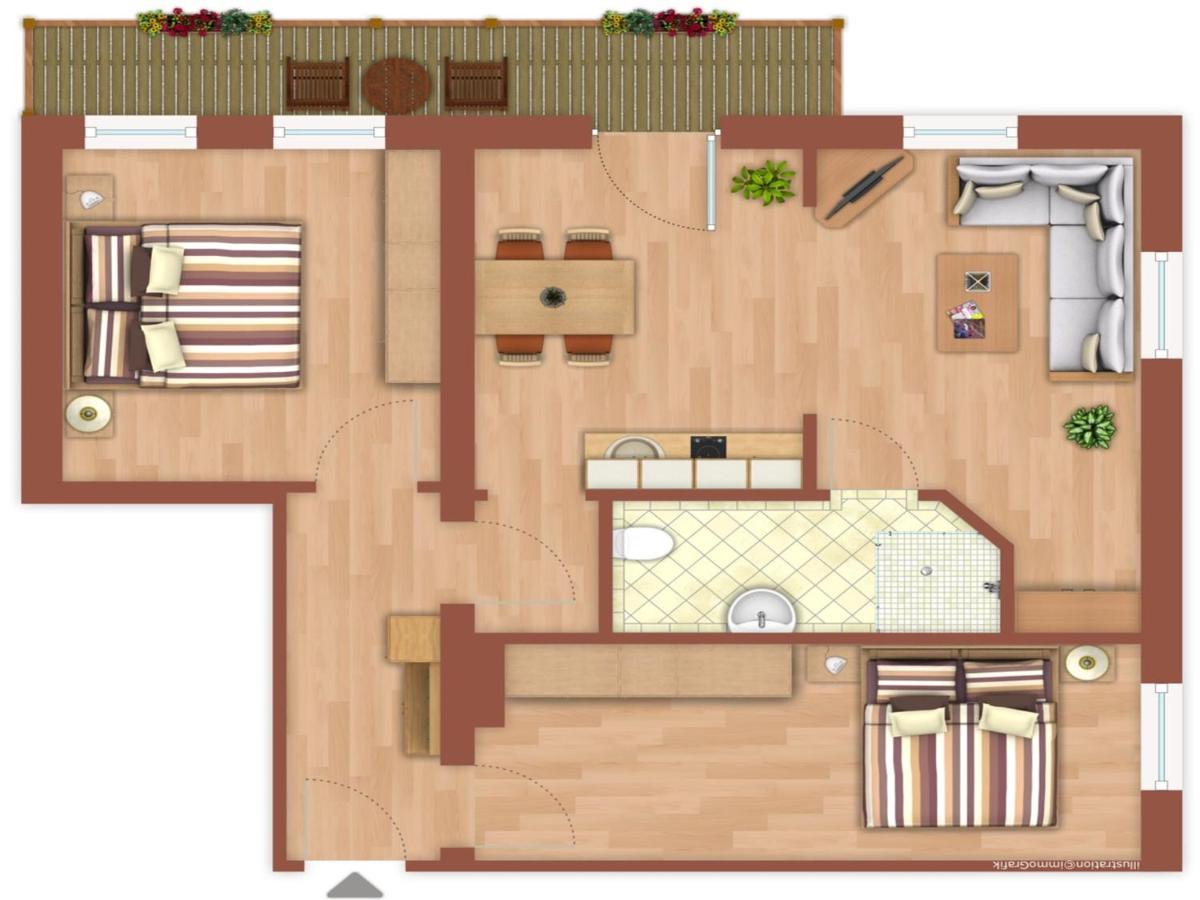 Alpenlodge, Ferienwohnung 7 เทียร์ซี ภายนอก รูปภาพ